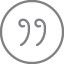 A gray circle with the word " semicolon ".