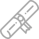 A gray icon of an airplane with the word " god " written on it.